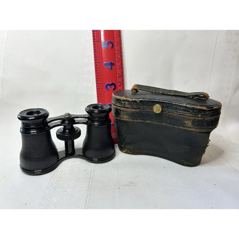 Antique Lemaire Fabt Paris Opera Glasses with Case - French Binoculars c. 1880's